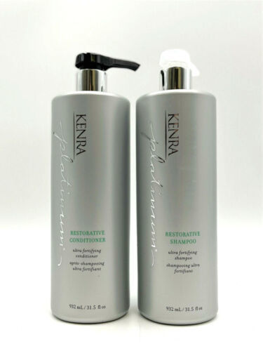 Kenra Platinum Restorative Shampoo & Conditioner Ultra Fortifying 31.5 oz