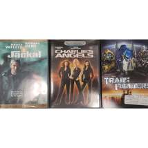 Action DVD Triple Play: Transformers, The Jackal, Charlies Angels - £10.39 GBP