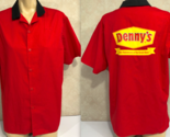Denny&#39;s 25th Anniversary Grand Slam Breakfast 2002 Diner Medium Work Shirt - $30.22