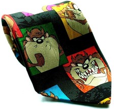 Looney Tunes Mania Taz Tasmanian Devil Faces Cartoon Novelty Necktie  - $17.82