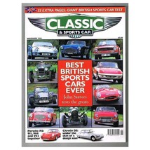 Classic &amp; Sports Car Magazine November 2001 mbox3314/e  Best British Sports Car - £3.83 GBP