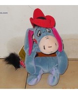 Vintage Disney Store Winnie The Pooh 6&quot; Eeyore beanie plush stuffed toy ... - $13.67 CAD