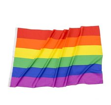 Rainbow Flag Big 3 x 5 FT Gay Pride Lesbian 36&quot; x 60&quot; LGBT Bisexual Transgender - $4.88