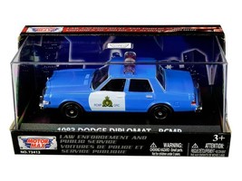 1983 Dodge Diplomat &quot;Royal Canadian Mounted Police&quot; (RCMP) Light Blue and White - £21.73 GBP