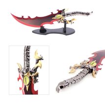 25" Stainless Steel Replica Baran's Sword Eye Version with Wooden Display Stand image 2
