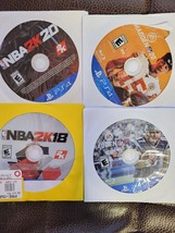 Lot Of 4: Madden 17+ Madden 20 + Nba 2K20+ Nba 2K18 (PS4) Game Only - $3.95