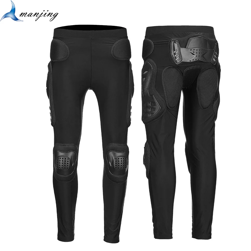 Men Motorcycle Armor pants Net Cloth Breathable Knee hip Leg Protection - $36.06