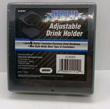 Shoreline Marine Adjustable Drink Holder - Foldup - SINGLE (Black) - £7.75 GBP