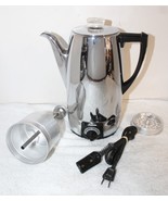 Sunbeam AP10A 10-Cup Automatic Percolator ~ Chrome ~ Working Video ~ Exc... - $1,497.41 MXN