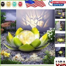 Stunning Solar Decorative Lights - Lotus Flower Design for Lawn and Walkway - $83.91 CAD