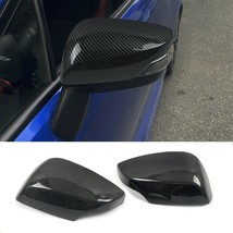100% Real Carbon Fiber Side View Mirror Cover Caps For 2015-2020 Subaru ... - £77.06 GBP