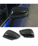 100% Real Carbon Fiber Side View Mirror Cover Caps For 2015-2020 Subaru ... - £77.42 GBP