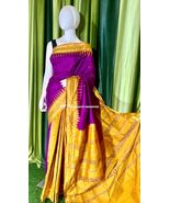 Sambalpuri Ikat Pure Silk Saree Handwoven Pure Silk Saree - Elegant Trad... - $333.00