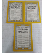 1950 National Geographic Magazine Lot Of 3 - £7.74 GBP