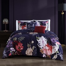 Deep Purple Garden 100% Cotton 5-Piece Set Comforter - €155,89 EUR - €165,06 EUR