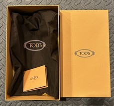 TOD’S Empty Orange Shoe Box ~ 12x7x 4.75”, With Dust Bag - £22.74 GBP