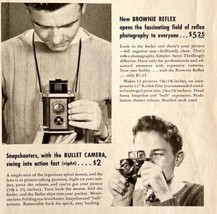 1940 Kodak Brownie Bullet Camera Advertisement Ephemera Eastman 13.5 x 7... - $29.99