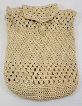 Woman Crochet Style Paper Straw Boho Slouch Shoulder Bag Sack - €11,87 EUR