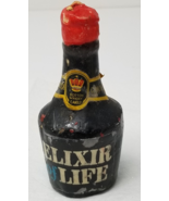Elixir of Life Candle Novelty Bottle Small Scotch Whisky Vintage 1960s - £14.90 GBP