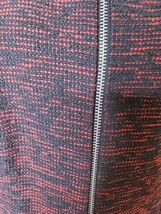 Valerie Bertinelli Jacket XL Burgundy Blazer Zip Wool Blend - £25.95 GBP