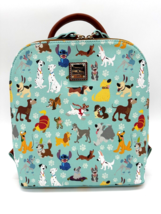 Disney Dooney &amp; and Bourke Dogs Backpack Purse Stitch Pluto Bolt Blue NW... - £248.53 GBP