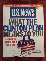 U S NEWS World Report Magazine September 27 1993 Clinton Health Care Plan - £11.30 GBP
