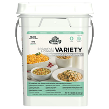 Emergency Survival Food Supply Kit Bucket Dinner Meal MRE 30 Day Dried Storage - £60.43 GBP