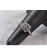 Womens Vintage Estate 10K White Gold Diamond Engagement Ring 2.3g E6849 - €422,16 EUR