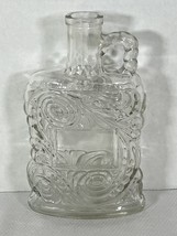 Empty Old Forester Kentucky Bourbon Whiskey Glass Bottle Filigree Flask Design - £13.15 GBP