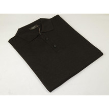 Mens PRINCELY Soft Merinos Wool Sweater Knits Lightweight Polo 1011-40 Brown image 7