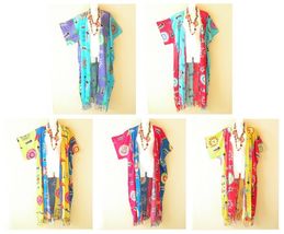 CG25 Fish Bone Batik Kimono Batwing Cardigan Duster Plus Hippy Jacket Co... - $29.90