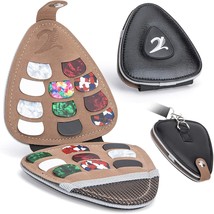 Guitar Picks Holder for Acoustic Electric Guitar Variety Pack Picks Storage Pouc - $28.14