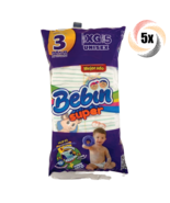 5x Packs Bebin Super Travel Baby Diapers X-Large | 3 Per Pack | Fast Shi... - $435.06 MXN