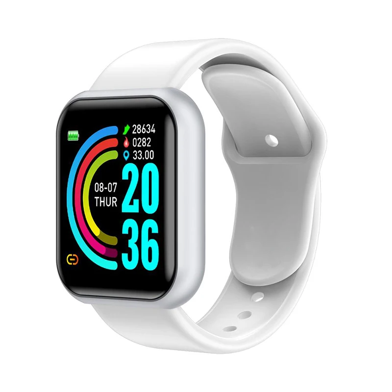 2021 Smart  Men Women&#39;s Smartwatch Heart Rate Step Calorie Fitness Trac  celet F - £112.54 GBP