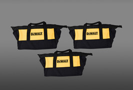 DeWalt BagDewalt11Yellow 11&quot; Yellow &amp; Black Tool Bag Tools/Small Kits 3 Pack - £42.23 GBP