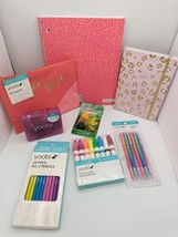 YOOBI Pink Pencil Case liquid chalk markers Pencils Back to School Supplies New - $27.16