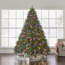 Hammacher Christmas Tree New York City Norway Spruce (9.5&#39;) MULTICOLOR L... - $617.49