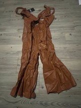 Misguided brown dungarees size 8 Express Shipping - £26.04 GBP