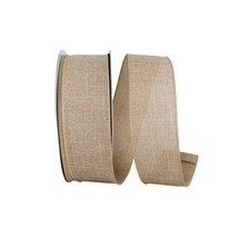 92573W-750-40K Everyday Linen Value Wired Edge Ribbon, 2-1/2 Inch X 50 Y... - £34.60 GBP