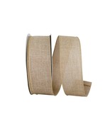 92573W-750-40K Everyday Linen Value Wired Edge Ribbon, 2-1/2 Inch X 50 Y... - £34.47 GBP