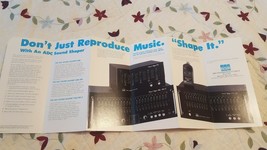 Vtg BSR Brochure Turntable Stereo Component Systems - £6.25 GBP