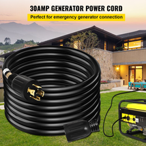 VEVOR 40Ft 30 Amp Generator Extension Cord 4 Wire 10 Gauge Generator Cor... - $115.89 CAD