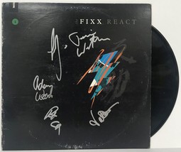 The Fixx Band Signed Autographed &quot;React&quot; Record Album - COA Card - £55.30 GBP
