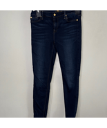 7 For All Mankind Dark Blue Women&#39;s Skinny Jeans 30 - $35.75 CAD