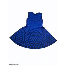 Clove Dress Short Spotted Sleeveless Dress Size 12P Polka Dot Navy Blue - £29.08 GBP