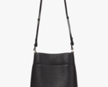 New Kate Spade Leila Small Bucket Bag Pebbled Leather Black - £89.05 GBP