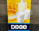 Dixie 3oz Bath Cups Floral/Tulips 200 Count Disposable - Vintage 1990 - $28.05