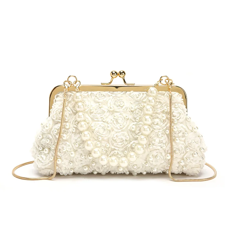 2021 New s Flower Dinner Bag Women Retro One  Messenger Bag Small  Handbag - £53.11 GBP