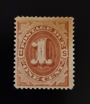 1879 1c Postage Due, Brown Scott J1 Used F/VF - $86.95 MXN