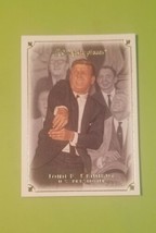 2007 Upper Deck Masterpieces John F. Kennedy Baseball Card #47 FREE SHIPPING - $2.69